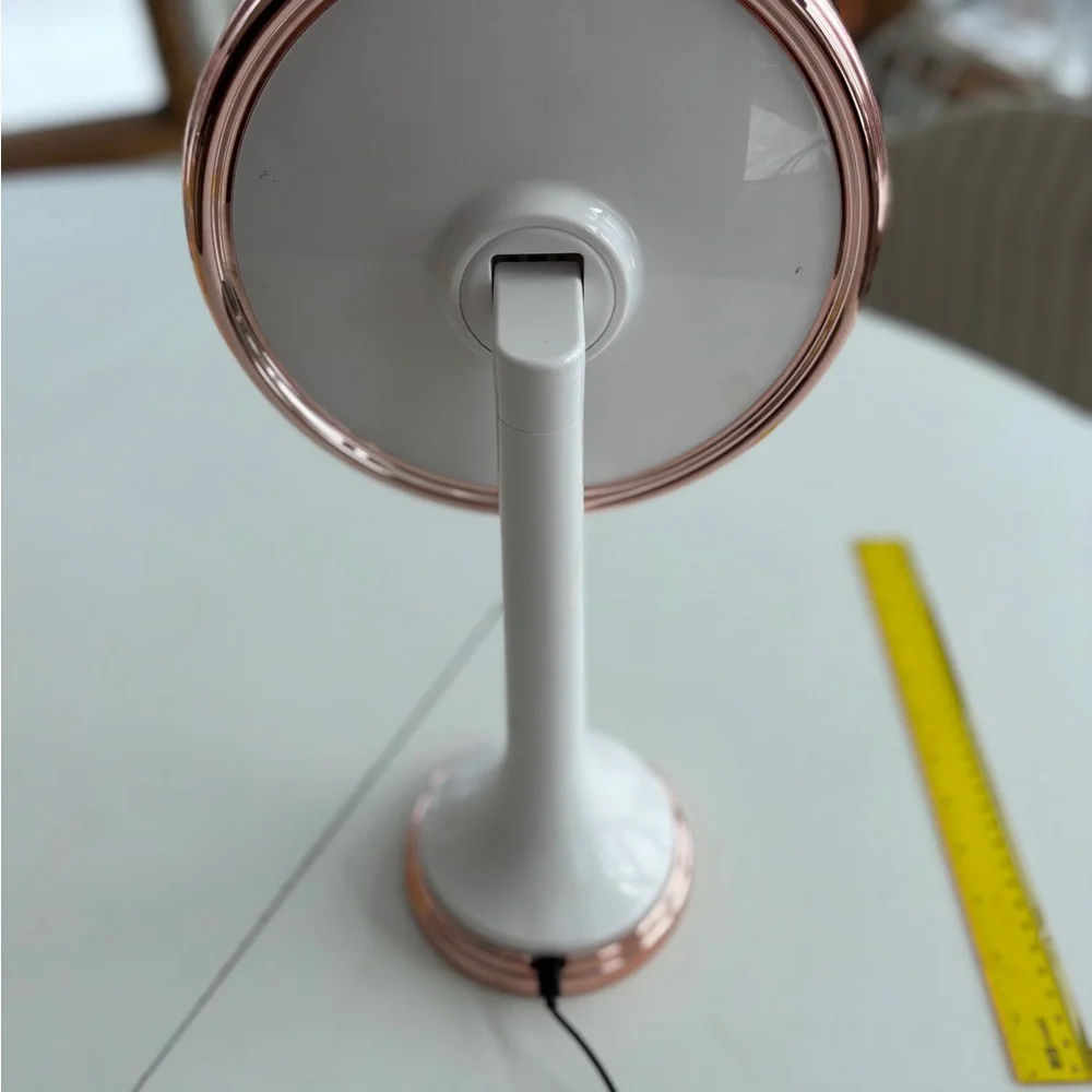 Elegant Rose Gold Vanity Mirror with LED